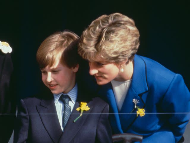 Terry Fincher/Princess Diana Archive/Getty Images Prince William and Princess Diana in March 1991