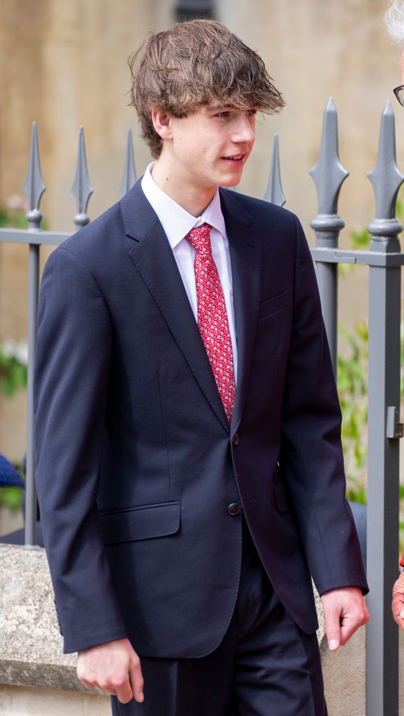 James, Earl of Wessex attends the traditional Easter Sunday Mattins Service at St George's Chapel