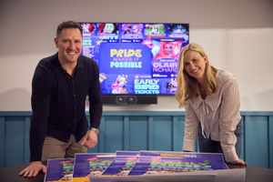 L-r - Adam Smith and Laura Hanlon of Studio 3.5