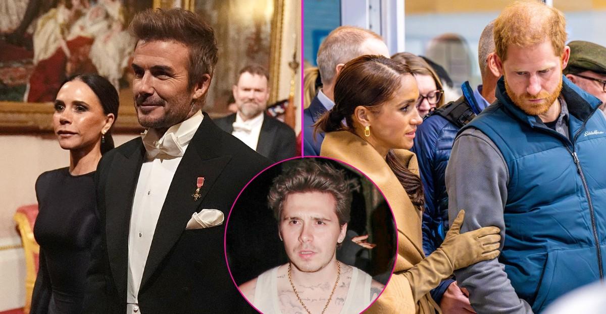 Prince Harry, Meghan Markle Dine With Brooklyn Beckham Amid Family Feud