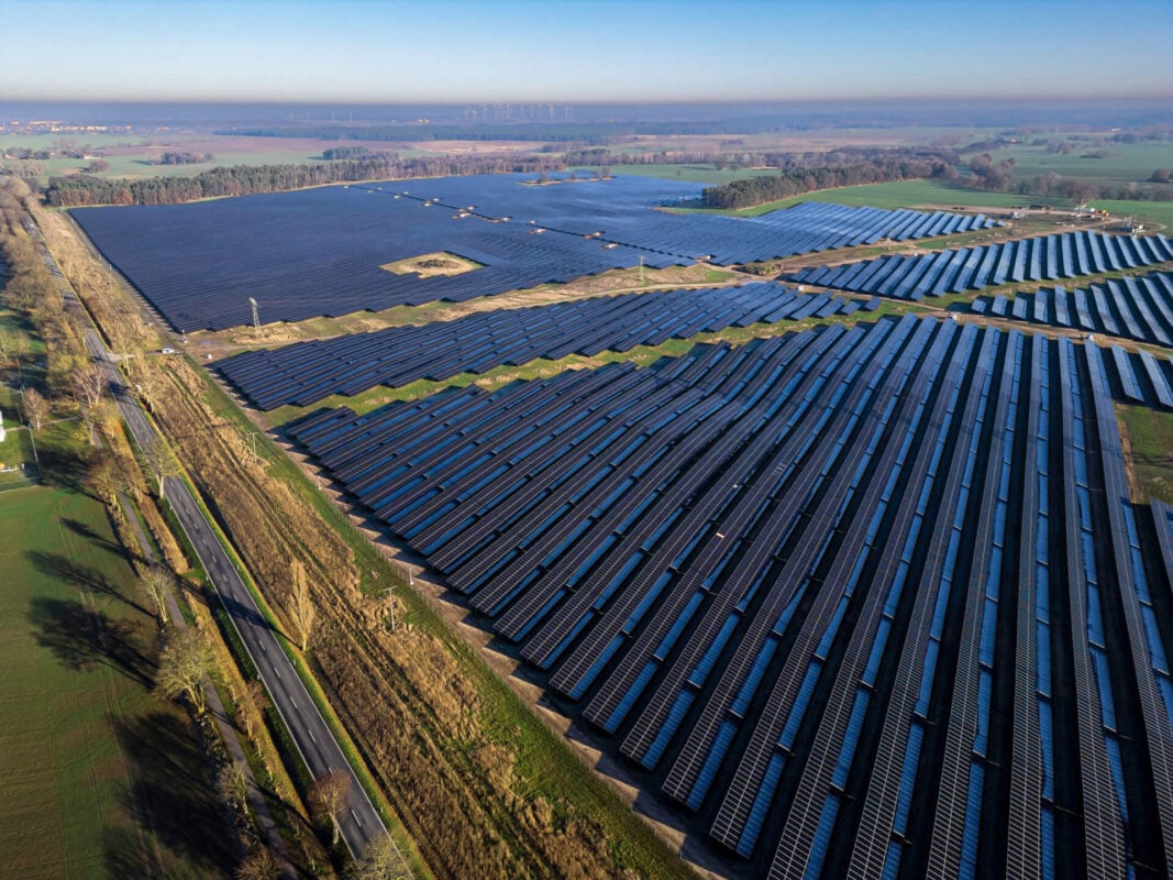 The Borrentin solar project in Germany.