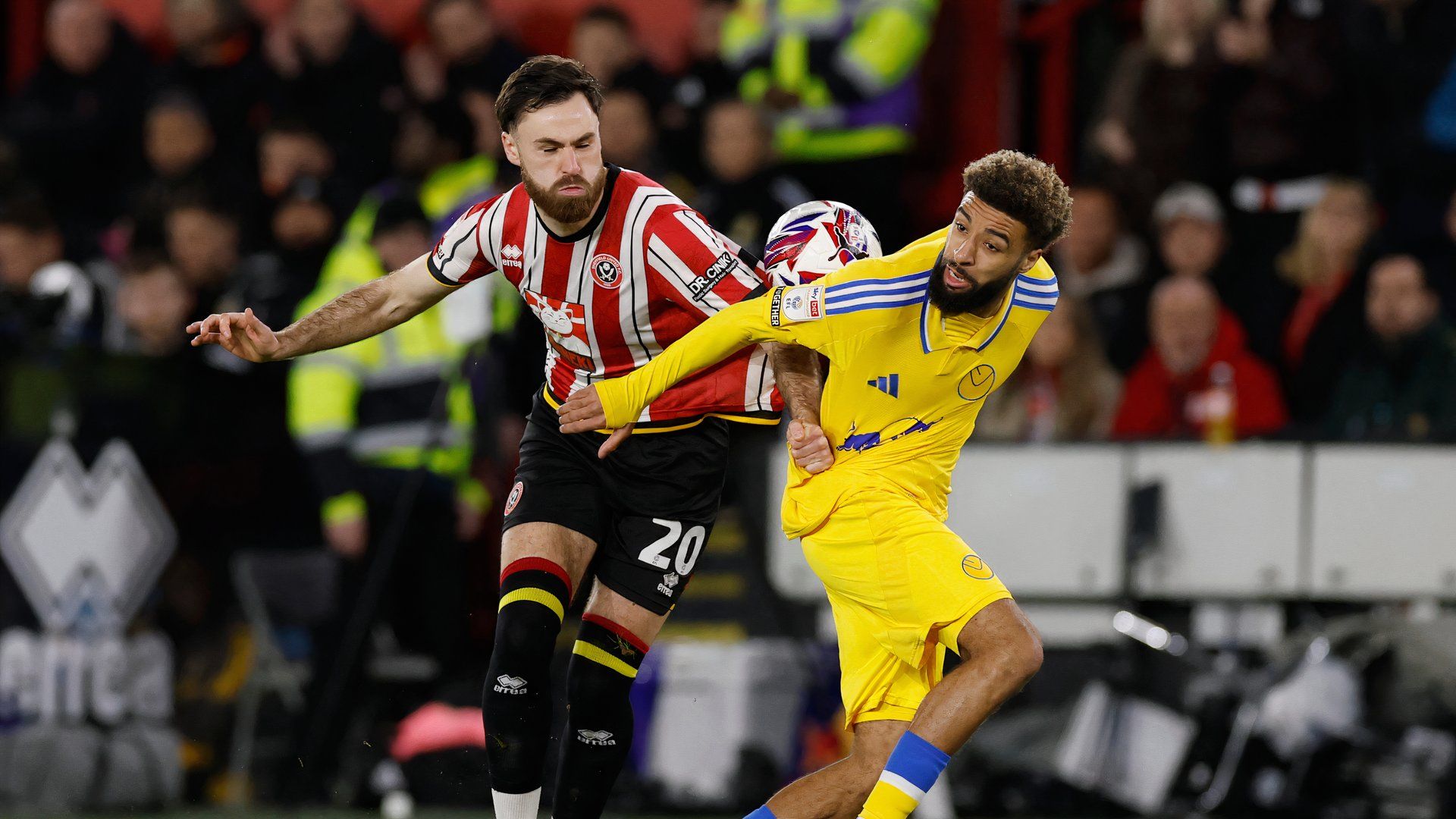 Ben Brereton Diaz, Jayden Bogle - Sheffield United v Leeds United