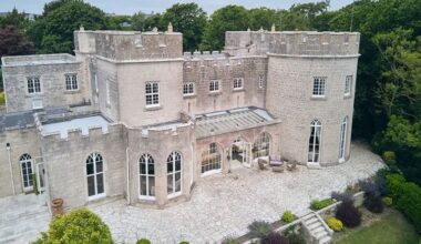 UK castle that costs less than a hotel stay in London with indoor swimming pool, tropical gardens and private beach