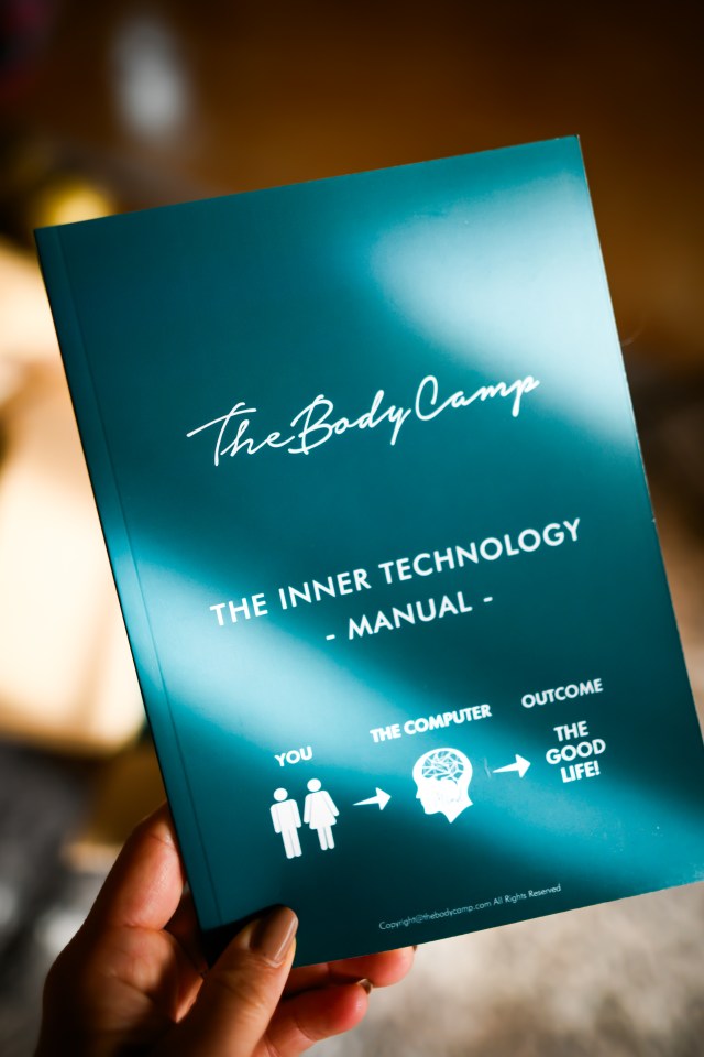 The Body Camp Inner Technology Manual booklet.