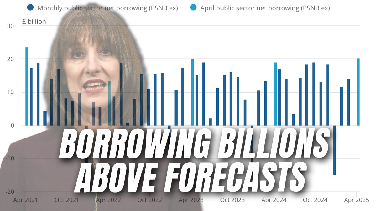 Government's April Borrowing Surges Above Forecasts – Guido Fawkes