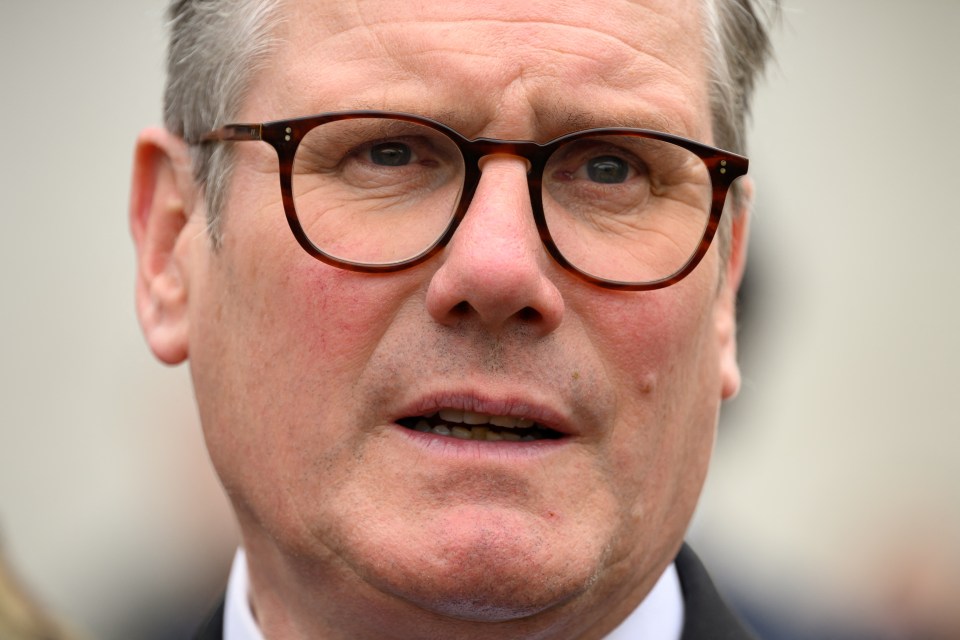 Close-up of Keir Starmer.