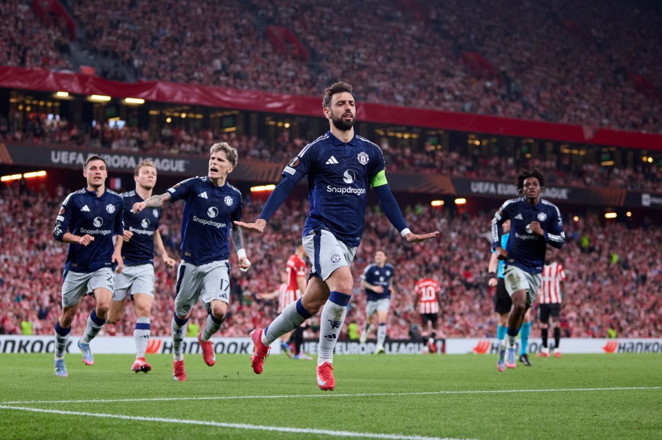 United are on course to meet Spurs in this month's Europa League final