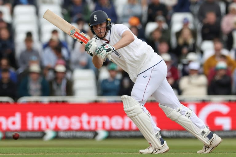 Zak Crawley made one of three England top-order hundreds against Zimbabwe at Trent Bridge (Darren Staples)