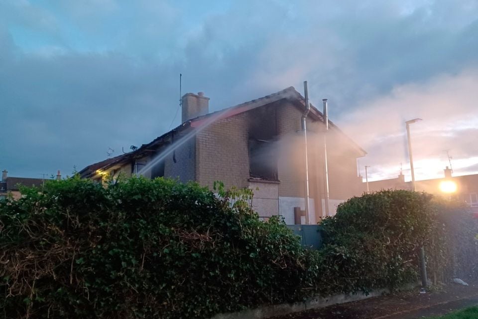 NIFRS at scene of fire in Dunclug Gardens area of Ballymena