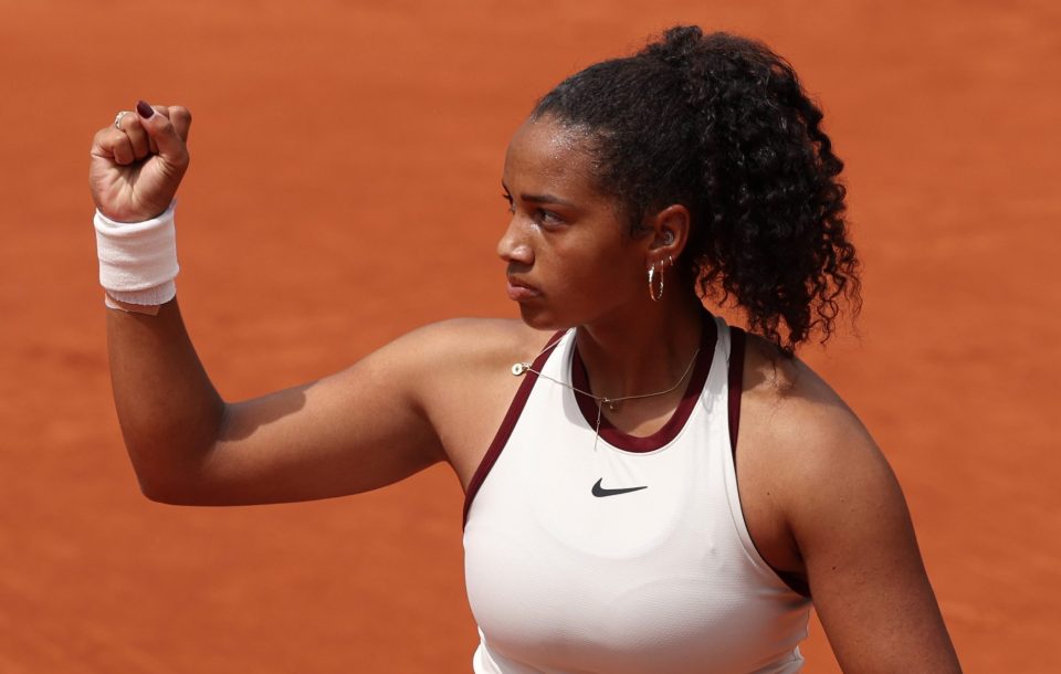 Robin Montgomery is in the second round of the French Open