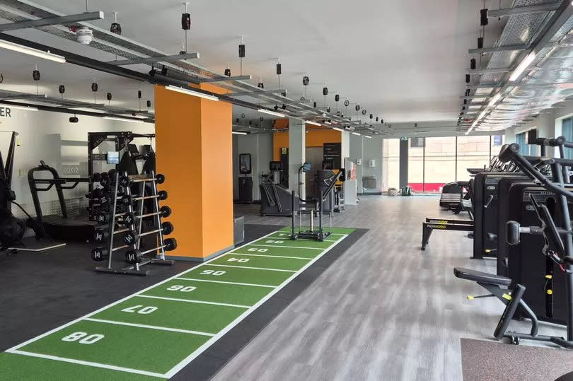 The gym features 70 stations