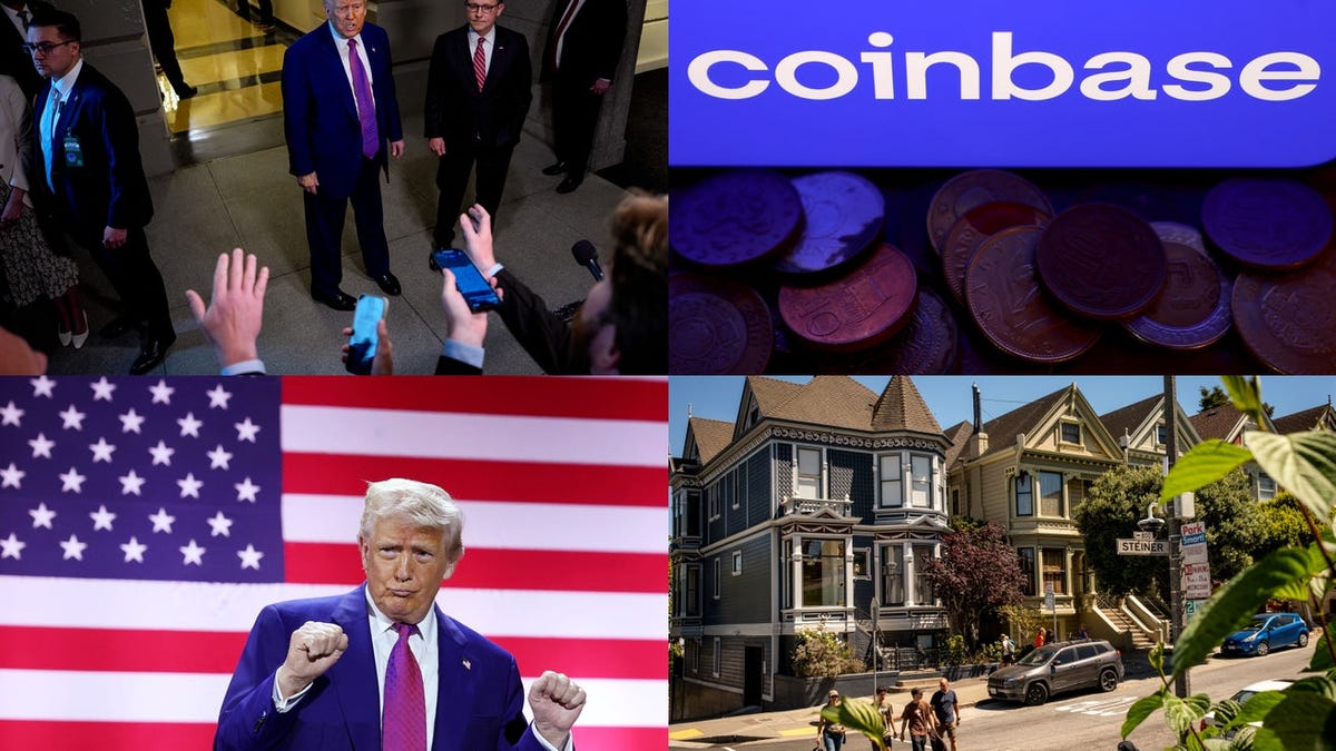 Bitcoin hits record, Apple stock slips, Coinbase joins S&P 500: Markets news
