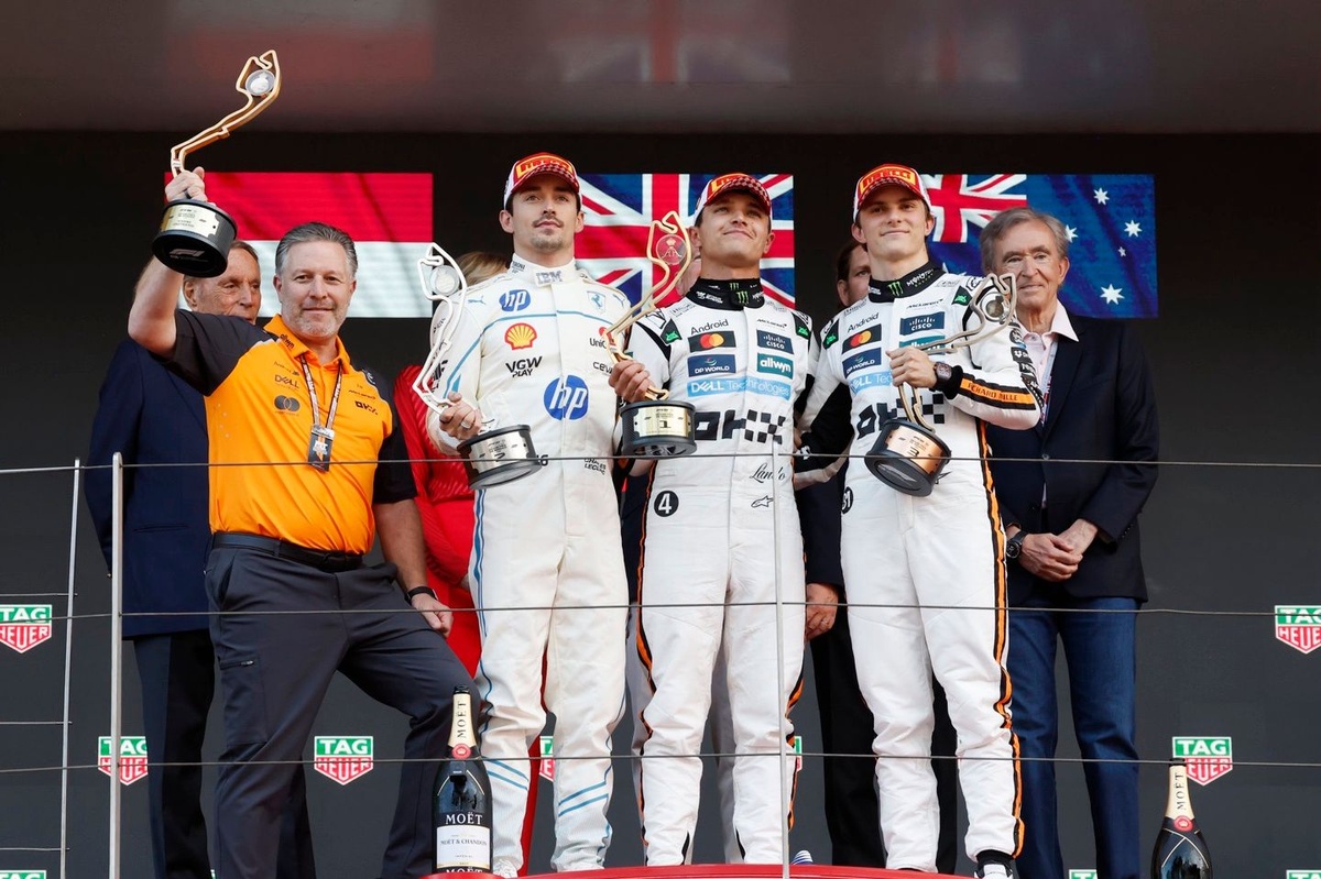 Zak Brown jets to Indianapolis after McLaren’s Monaco GP double-podium