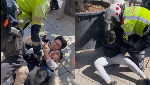 Chinese man smartly tackles robbery in Spain