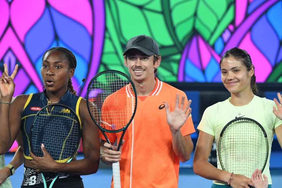 Gauff (left) and Raducanu (right) are two of tennis' finest stars