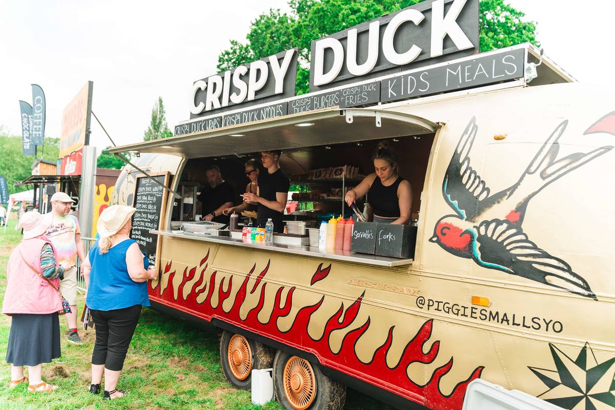 crispy duck street food van