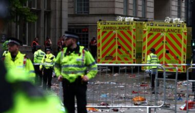 PM slams ‘appalling scenes’ after car crashes into fans during Liverpool FC celebrations as man, 53, arrested