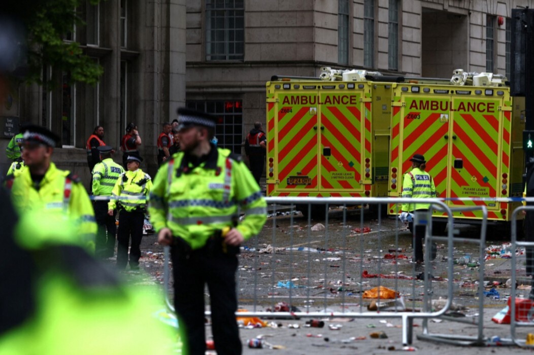 PM slams ‘appalling scenes’ after car crashes into fans during Liverpool FC celebrations as man, 53, arrested