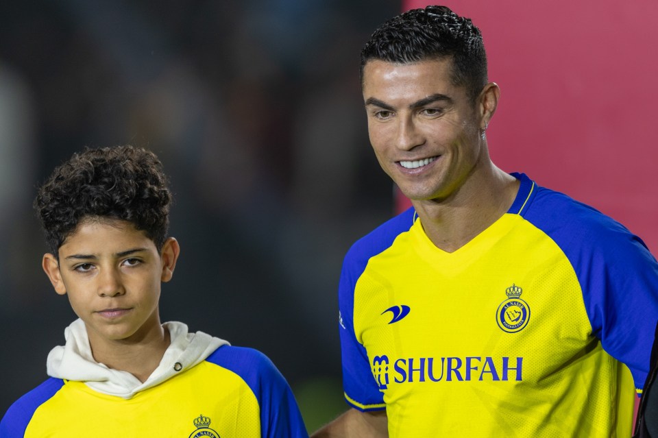 Ronaldo Jr is currently starring for the same club as his father