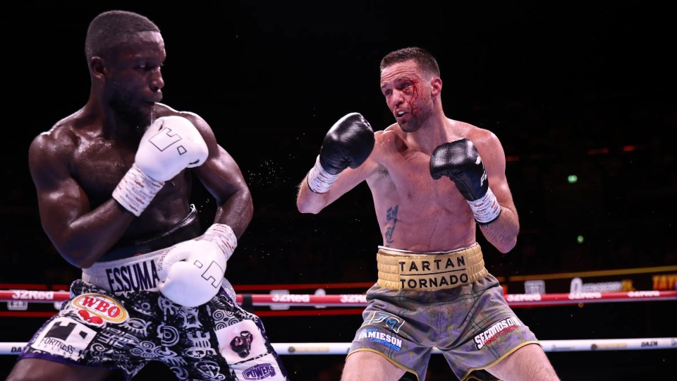 Taylor was stunned by Essuman in his Glasgow homecoming