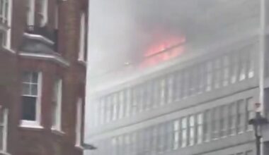 Huge fire rips through London tower block with flats engulfed in flames as 75 firefighters scrambled – The Sun