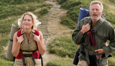 We walked 630 miles & lived in a tent after losing our home - now our life has been made into film with Gillian Anderson