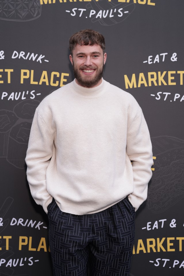 Curtis Pritchard at the Market Place Food Hall party.