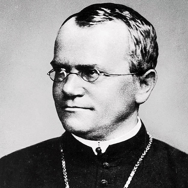 A portrait of Gregor Mendel, the Austrian Augustinian friar and geneticist.