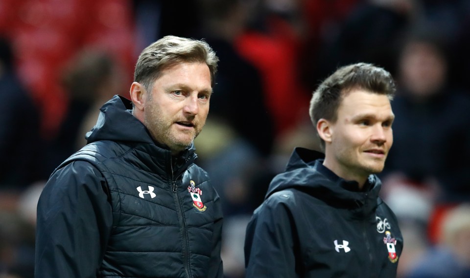 Photo of Ralph Hasenhuttl and Danny Rohl.