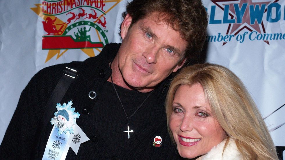 David Hasselhoff and ex-wife Pamela Bach