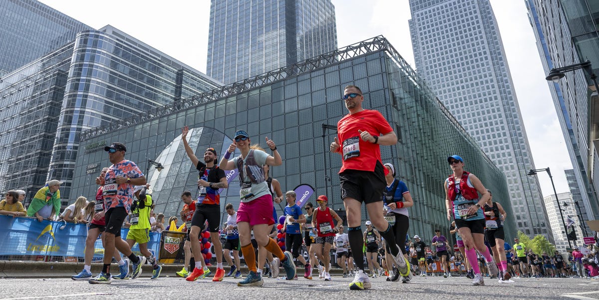 Strava reveals finish time data on the 2025 London Marathon