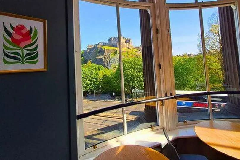 View from Waterstones cafe