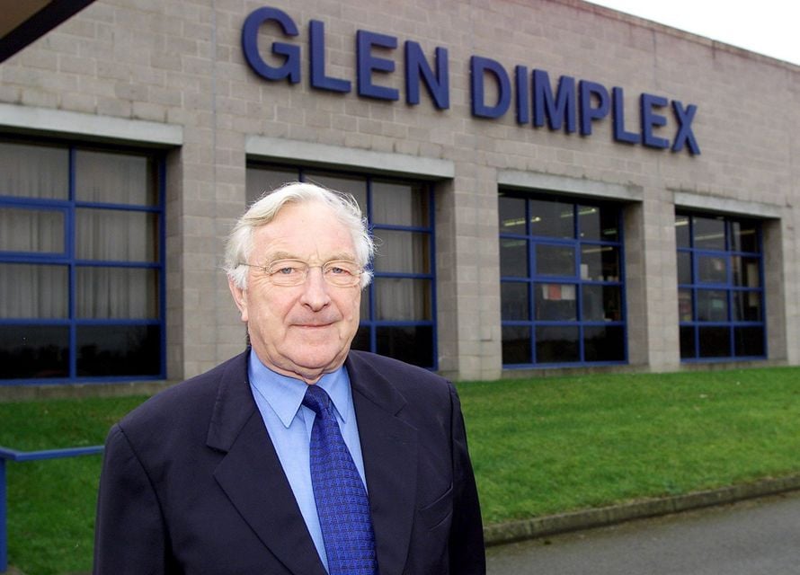Glen Dimplex founder Martin Naughton (86). He and is family are number two in the Northern Ireland Rich List with wealth of £825m