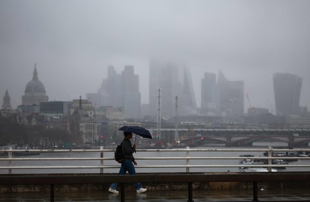 London’s financial district. Photo: AFP
