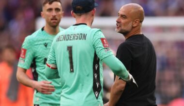 Dean Henderson reveals what he told Pep Guardiola in full-time confrontation at Wembley - London Evening Standard