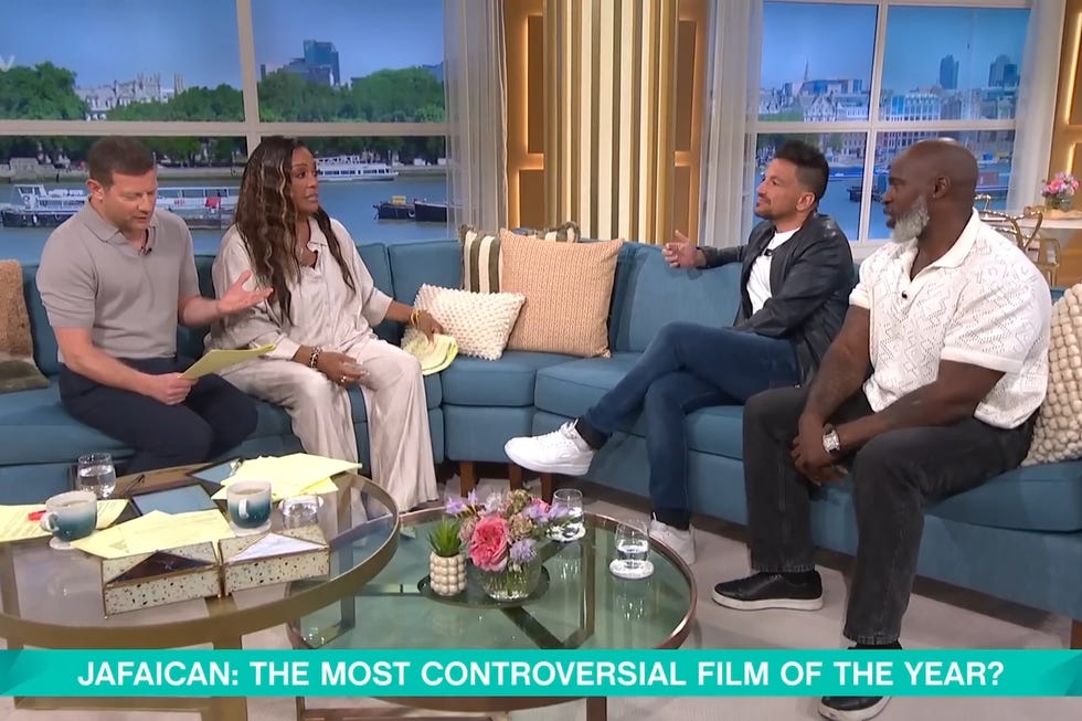 dermot o'leary, alison hammond, peter andre, fredi nwaka, this morning