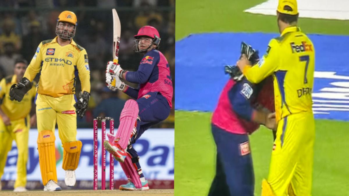 Vaibhav Suryavanshi touches Dhoni’s feet as internet applauds respectful gesture