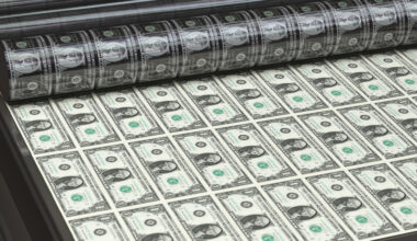Printing dollars.