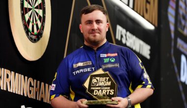 Luke Littler fights back for Premier League victory in Birmingham