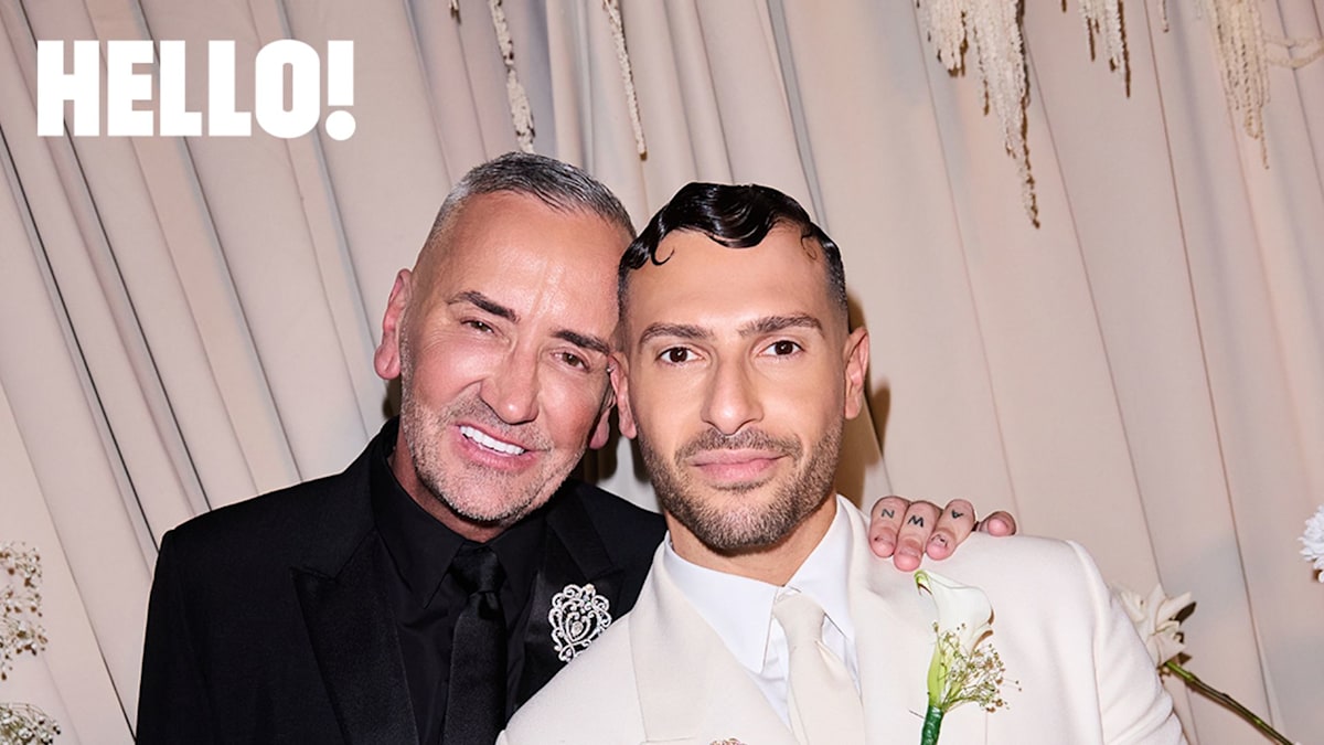 Exclusive first photos: Kelly Osbourne and Davina McCall lead the guests at London venue for A-lister DJ Fat Tony's wedding