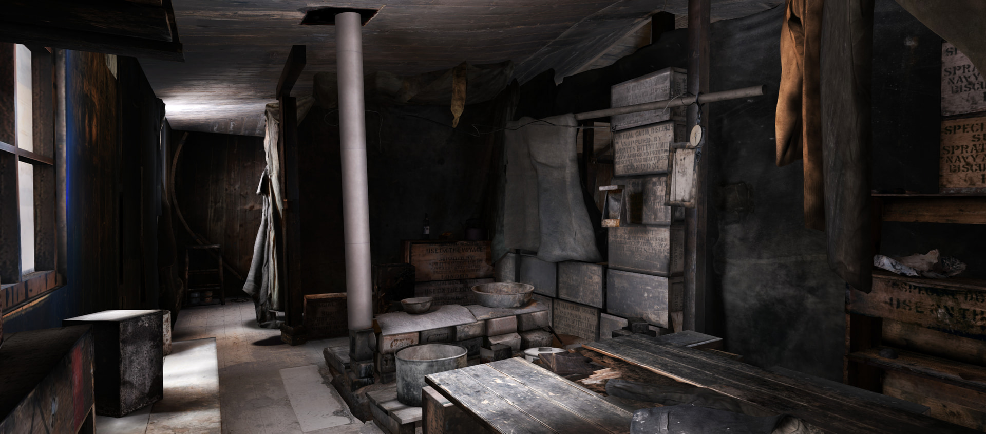 The experience allows users to step inside Discovery Hut.