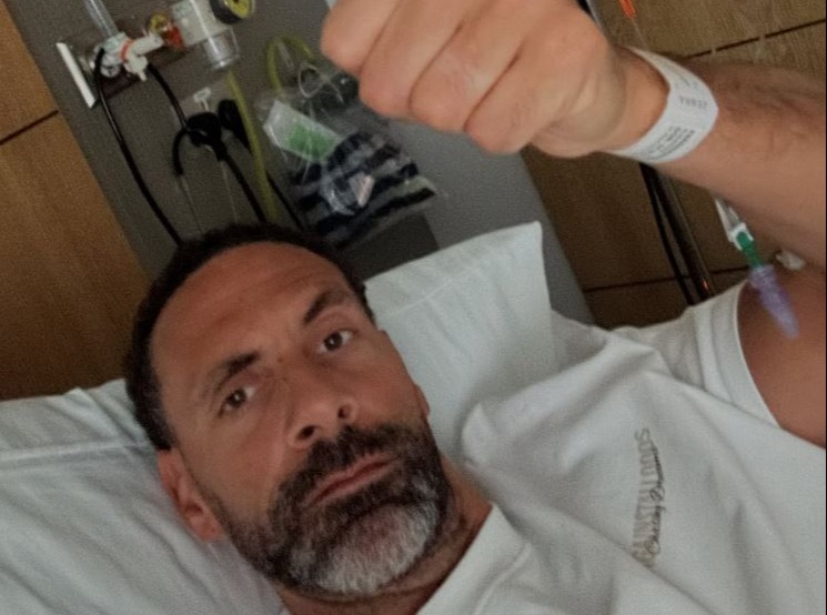 Rio Ferdinand breaks silence on worrying health scare: 'Thought the lights were going to go out'