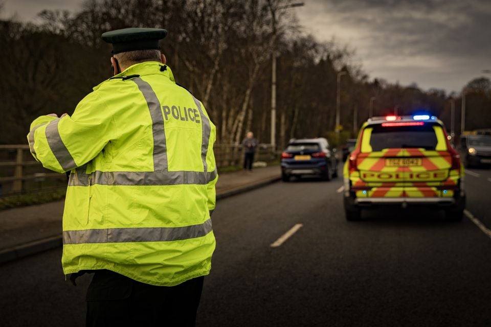 Police launch their annual anti-drink driving campaign at Shaws Bridge in Belfast on December 3rd 2024 (Photo by Kevin Scott)