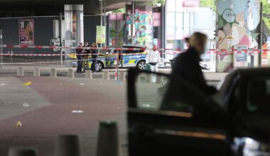 German police arrest a suspect in the attack that injured 5 people outside a bar