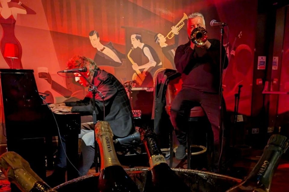 Performers at Bert's Jazz Bar, shortlisted for the Best Bar in Northern Ireland award