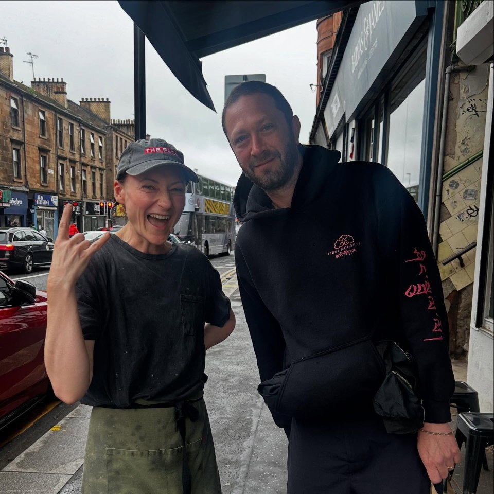 Ebon Moss Bachrach at Strange Brew cafe in Glasgow.