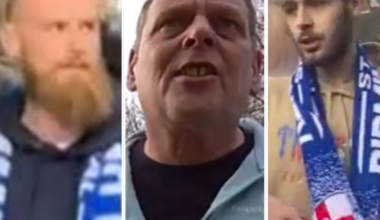 Some of the people pictured are identifiable by clothing or facial hair. West Midlands Police