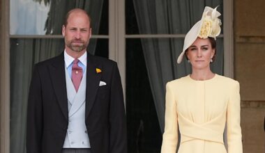 Kate Middleton Rewears Butter Yellow Emilia Wickstead Dress for Royal Garden Party at Buckingham Palace With Prince William