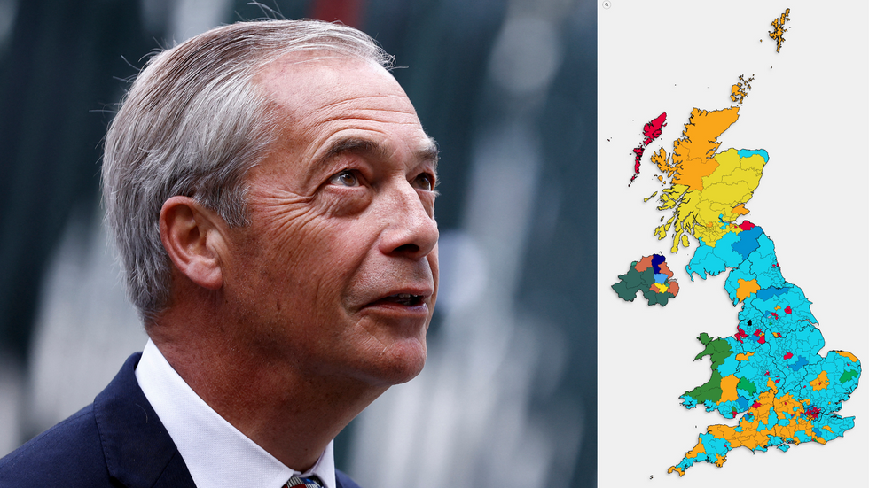 Farage/Electoral map