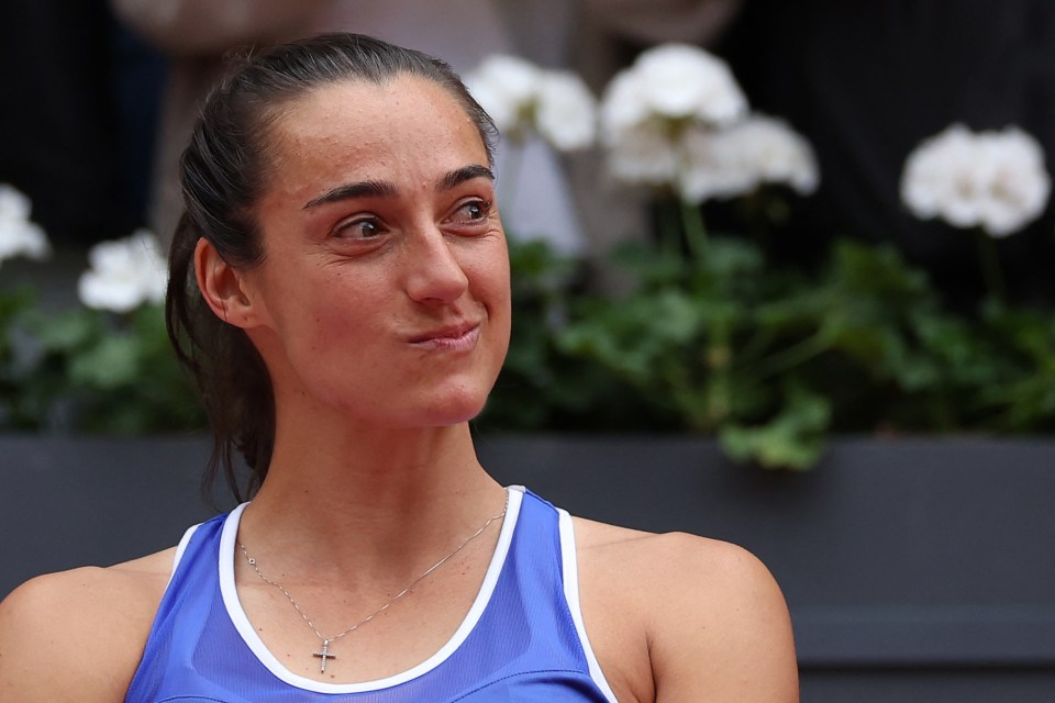 Garcia's emotions were on show once against after defeat